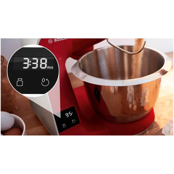 Bosch MUM5X720 Rood/zilver