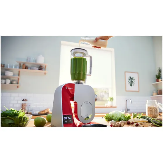 Bosch MUM5X720 Rood/zilver