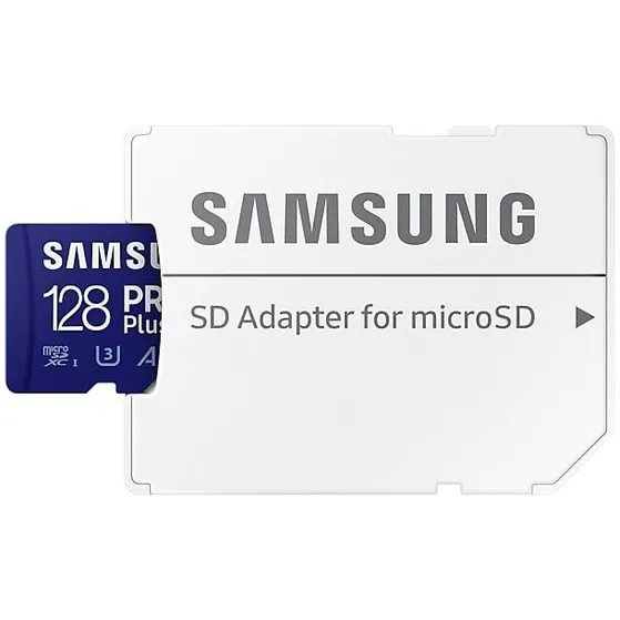 Samsung PRO Plus 128GB (2023) microSDXC + SD Adapter