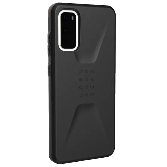 UAG Civilian Backcover Samsung Galaxy S20 Zwart