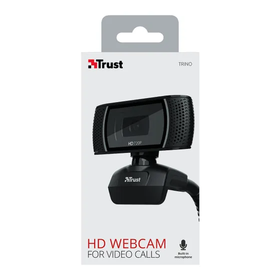 Trust Trino HD Video Webcam Zwart