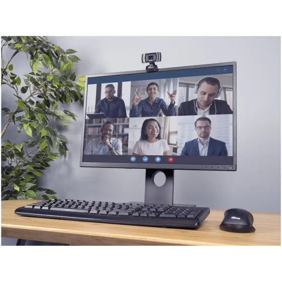 Trust Trino HD Video Webcam Zwart