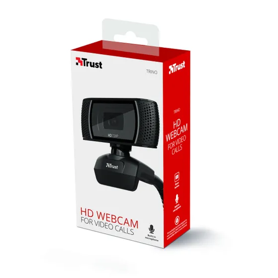 Trust Trino HD Video Webcam Zwart