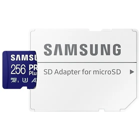 Samsung PRO Plus 256GB (2023) microSDXC + SD Adapter
