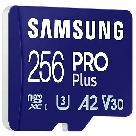 Samsung PRO Plus 256GB (2023) microSDXC + SD Adapter