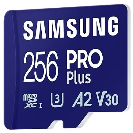 Samsung PRO Plus 256GB (2023) microSDXC + SD Adapter