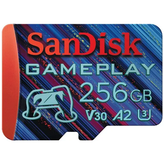 SanDisk microSDXC Gameplay 256GB (190MB/s 130MB/s W  UHS-I V30 U3  C10)