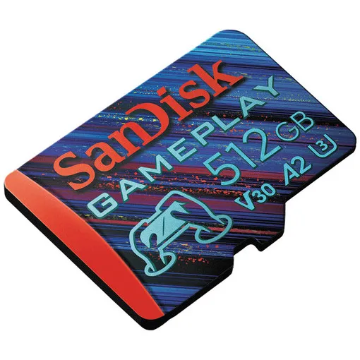 SanDisk microSDXC Gameplay 512GB (190MB/s 130MB/s W UHS-I V30 U3  C10)