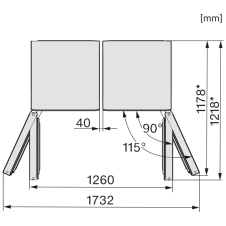 Miele FNS 4382 D el Rvs