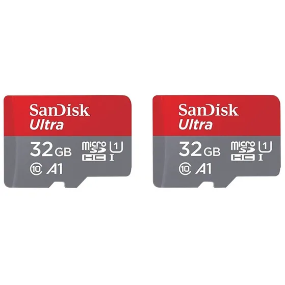 SanDisk MicroSDHC Ultra Android 32GB 120MB/s Class 10 A1 - 2pak
