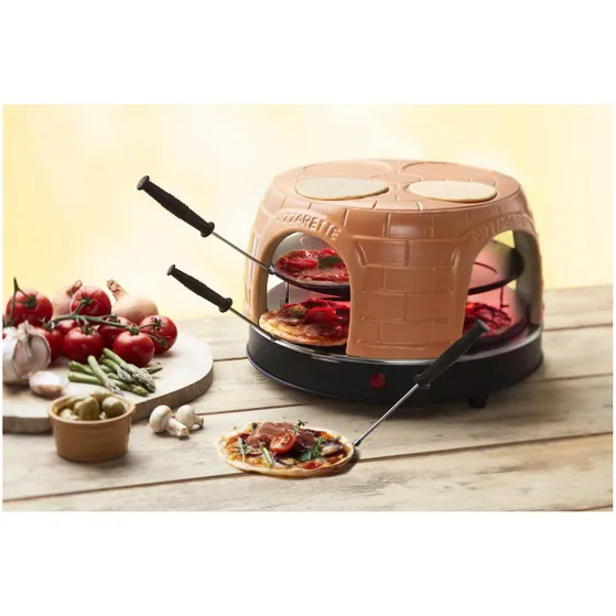 Emerio PO-116124.1 Pizzarette Zwart/rvs