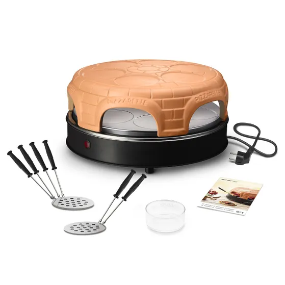 Emerio PO-115848.1 Pizzarette Zwart/rvs