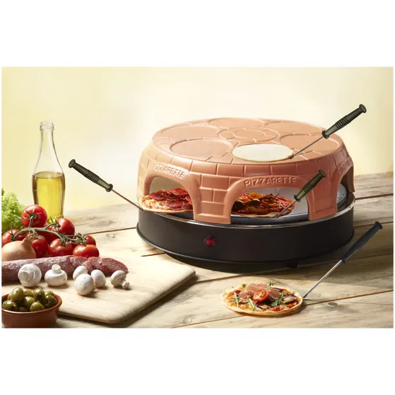 Emerio PO-115848.1 Pizzarette Zwart/rvs