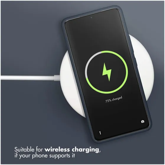 Accezz Liquid Silicone voor Samsung Galaxy A53 Donkerblauw