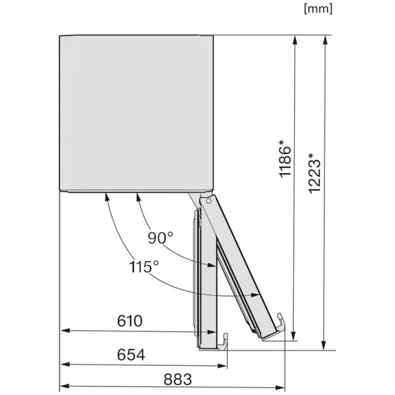 Miele KFN 4795 AD bst Zwart