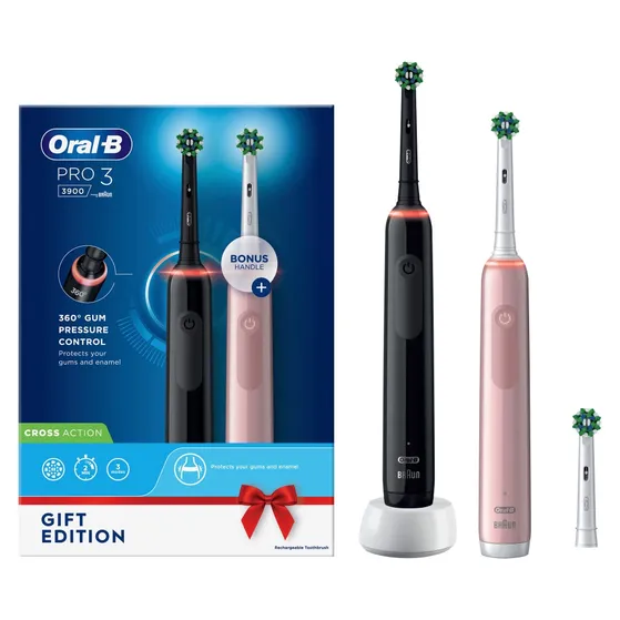 Oral B Pro 3 3900N Zwart/roze