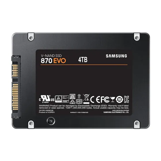 Samsung 870 EVO 4TB Zwart