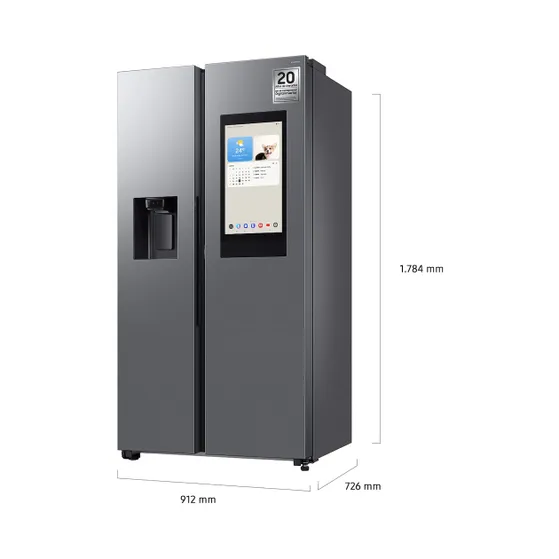 Samsung RS90F66BETEF 9-serie Family Hub™