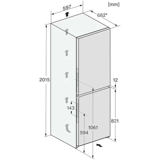 Miele KFN 4799 AD obsw/matt 125 Gala Edition Zwart