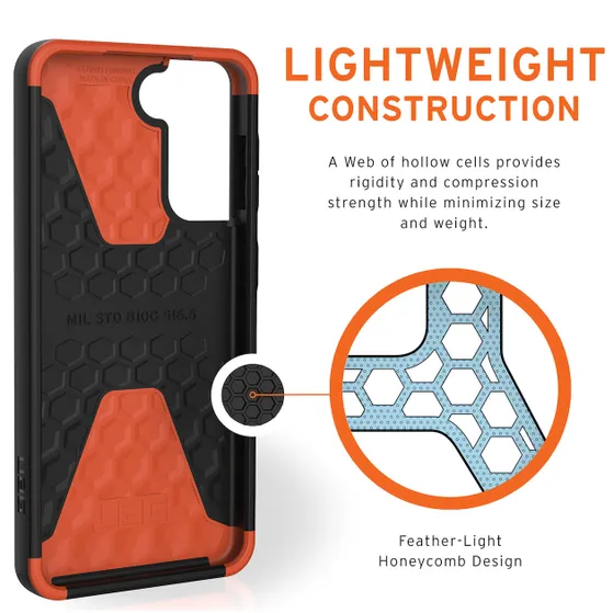 UAG Civilian Backcover Samsung Galaxy S21 Plus Zwart