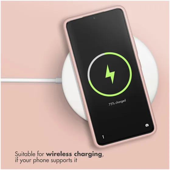 Accezz Liquid Silicone voor Samsung Galaxy A53 Roze