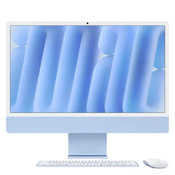 Apple iMac 24 (2024) M4 (10 core CPU/10 core GPU) 16GB/512GB Blauw