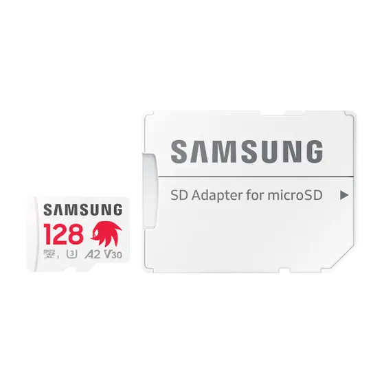 Samsung Sonic the Hedgehog PRO Plus microSD Card 128GB