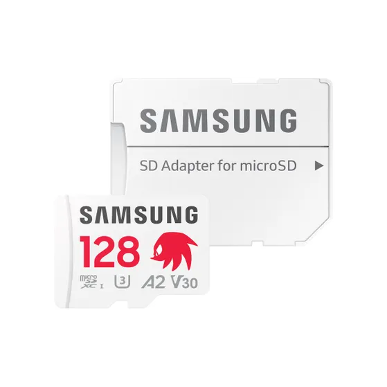 Samsung Sonic the Hedgehog PRO Plus microSD Card 128GB