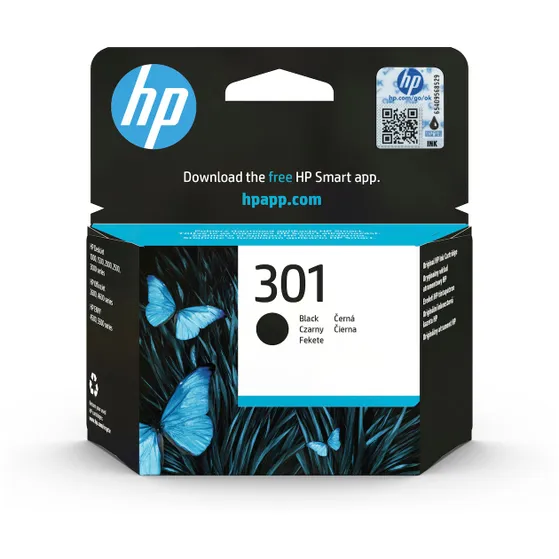 HP 301 Cartridge Zwart