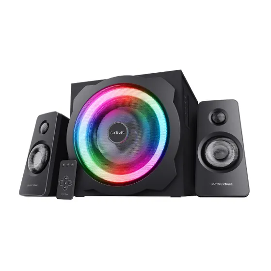 Trust GXT 629 Tytan RGB Illuminated 2.1 Speaker Set - Gaming Zwart