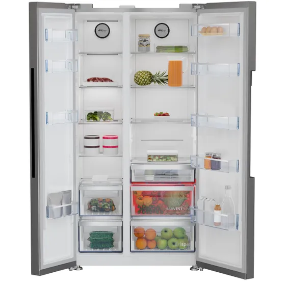 Beko GN1603140ZHXBN Zilver