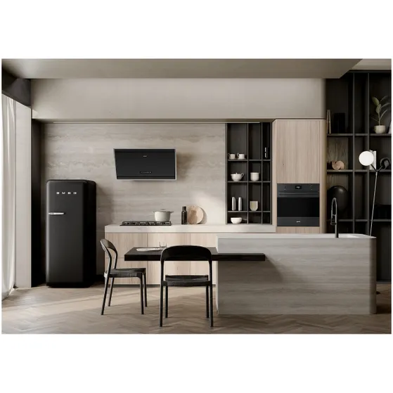 Smeg FAB28RDBLM6 Mat zwart