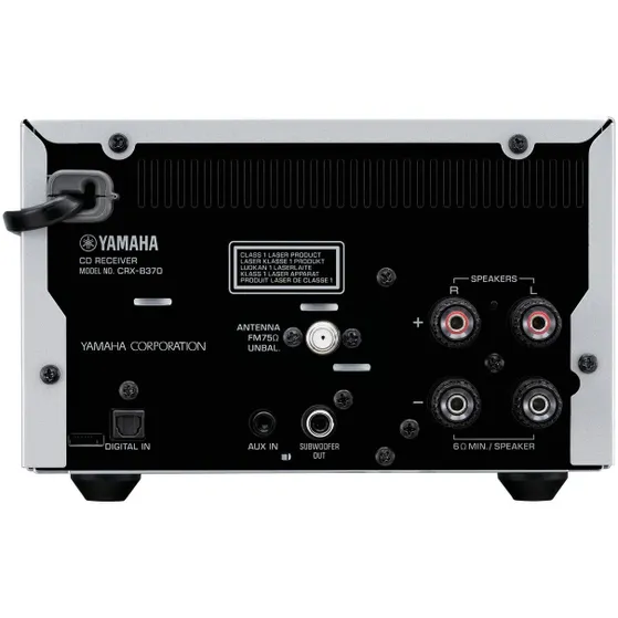 Yamaha MCR-B370DAB Zilver/zwart