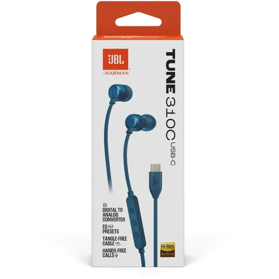 JBL Tune 310C Blauw