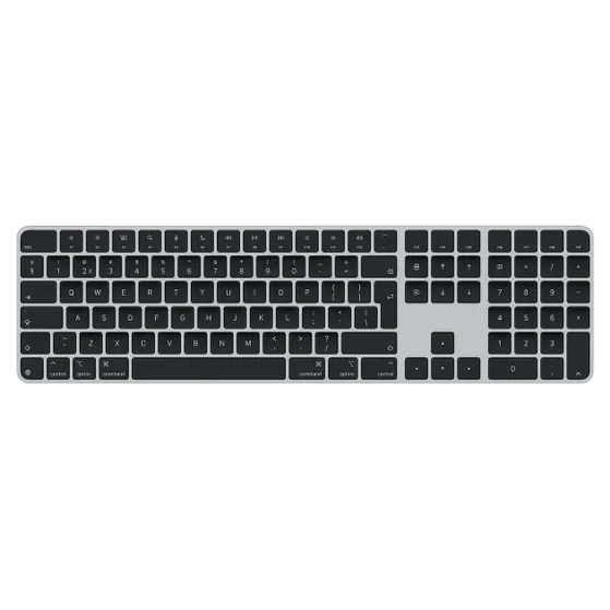 Apple Magic Keyboard met Touch ID en numeriek toetsenblok (2024) Zwart