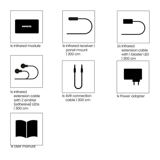 Marmitek IR Control 11 XTRA Zwart