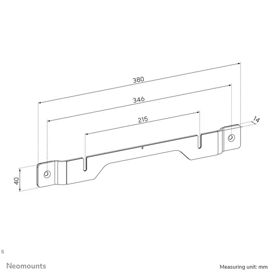 Neomounts Wall mount for Sonos Ray Wit
