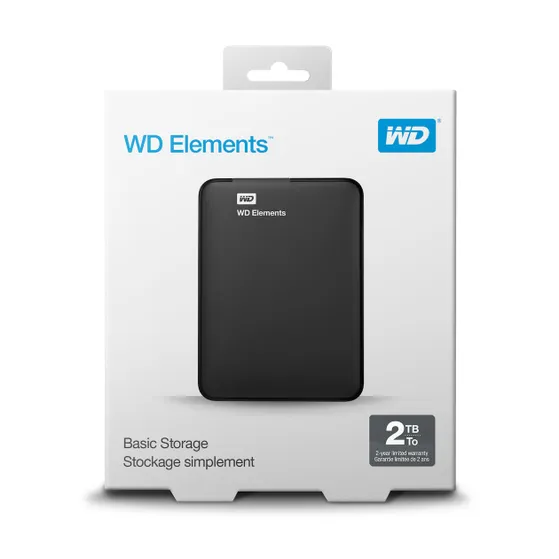 WD Elements Portable SE 2TB Zwart