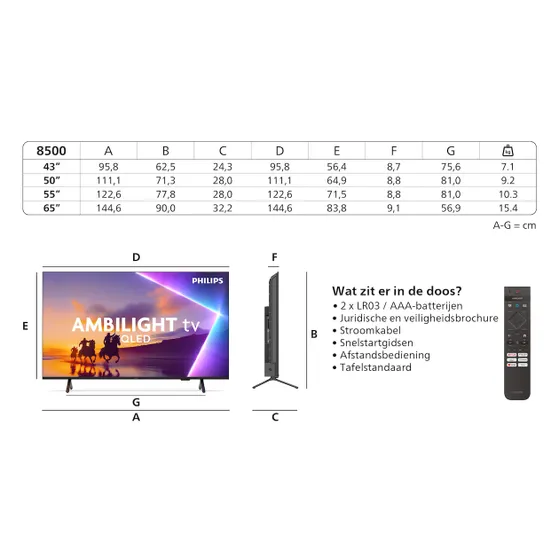 Philips 55PUS8500 Ambilight (2025)