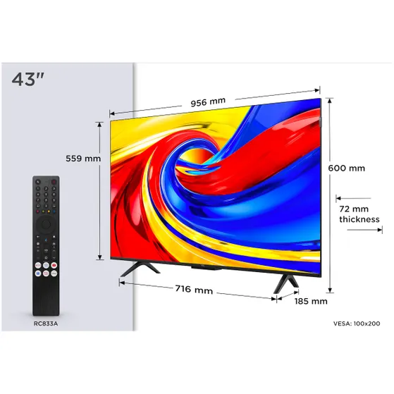 TCL QLED 43QLED780L (2026)