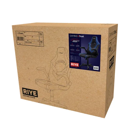 Trust GXT703B Riye Gaming Chair Blauw