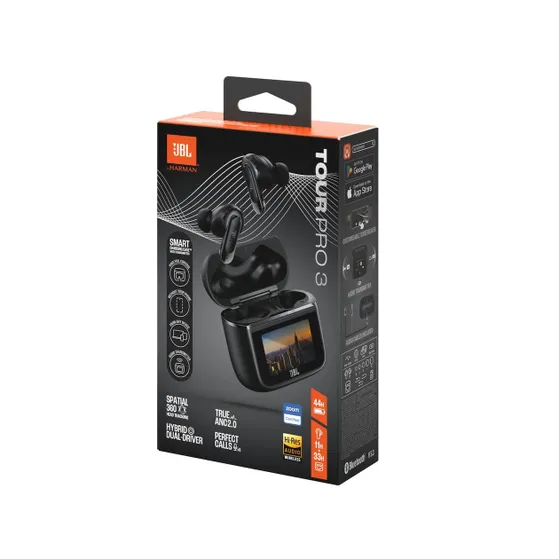 JBL Tour Pro 3 Zwart