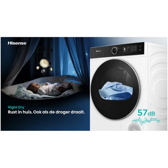 Hisense DH5I804BWCD Wit