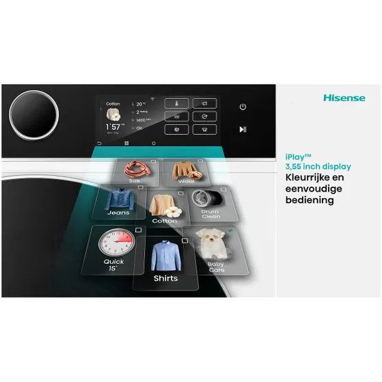 Hisense WF5I1045BWQ Wit