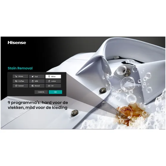 Hisense WF5I1045BWQ Wit