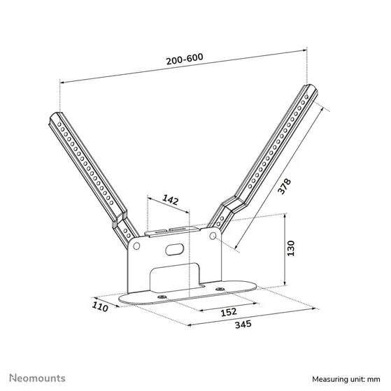 Neomounts TV mount for Sonos Beam Wit