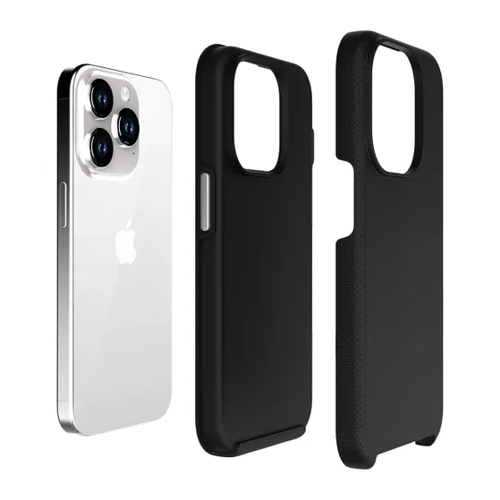 Just in Case Armor Case voor Apple iPhone 16 Zwart