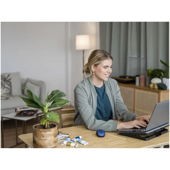 Trust Yvi+ Draadloze Muis Eco Blauw