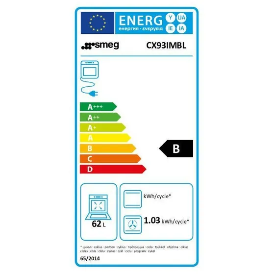 Smeg CX93IMBL Zwart