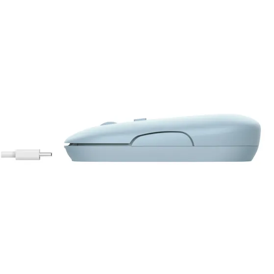 Trust PUCK WIRELESS RECHARGABLE MOUSE Blauw